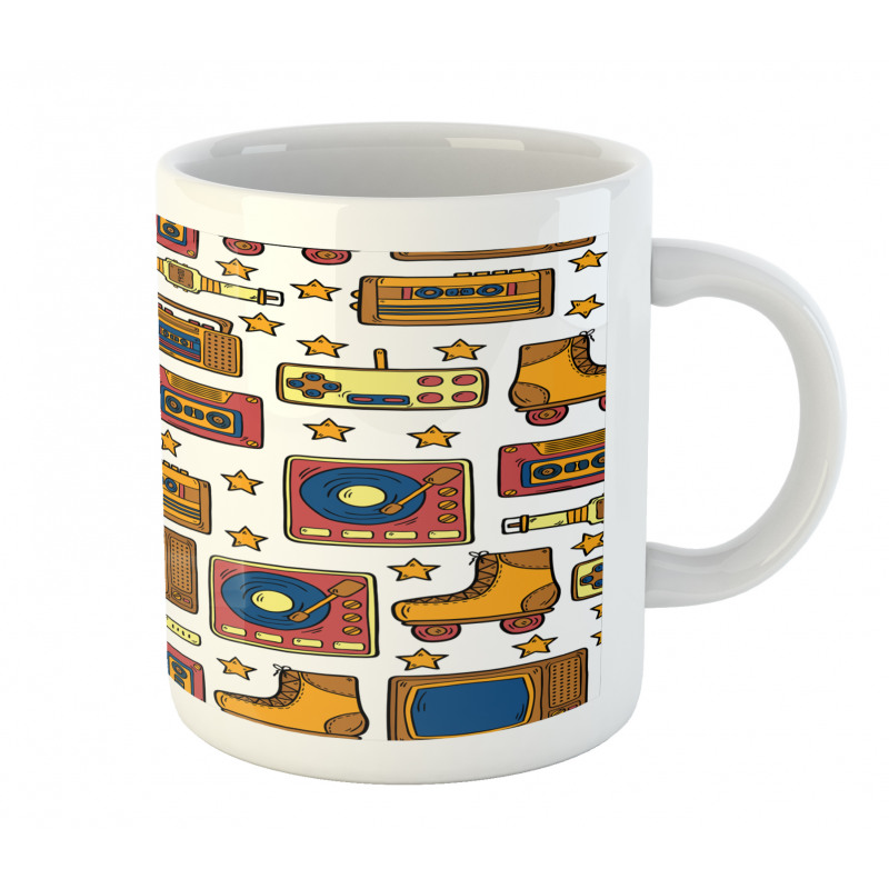 90s Theme Retro Mug