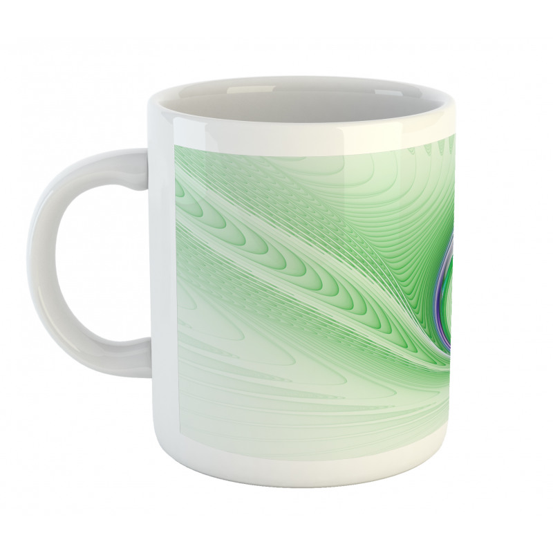 Abstract Fractal Spirals Mug