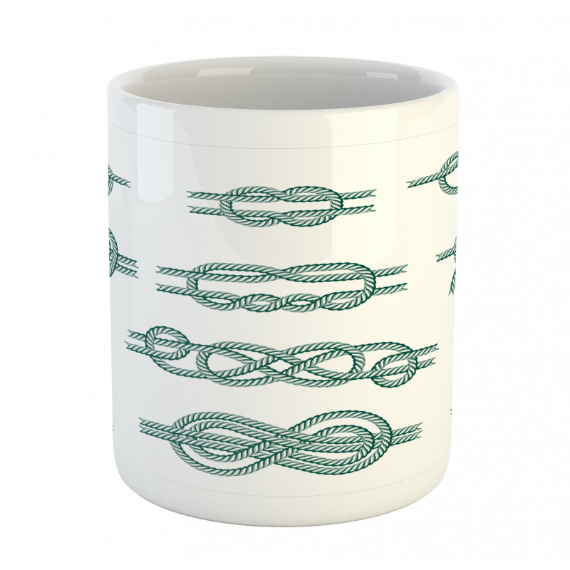 Maritime Rope Knots Art Mug