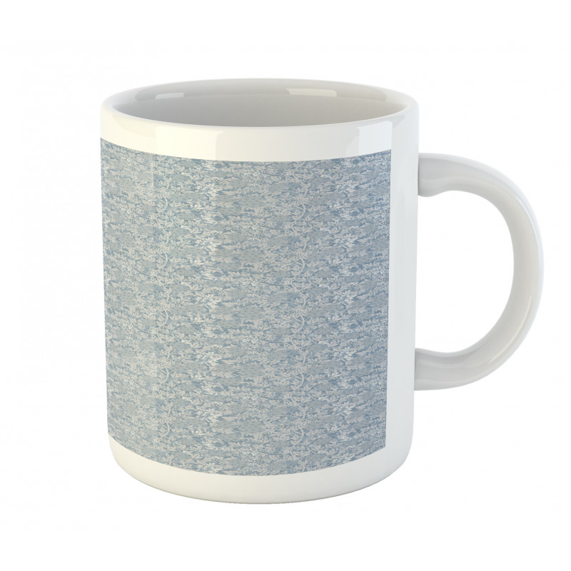 Botanical Dusty Blue Tones Mug