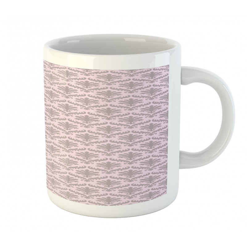 Nostalgic Leafy Motif Art Mug