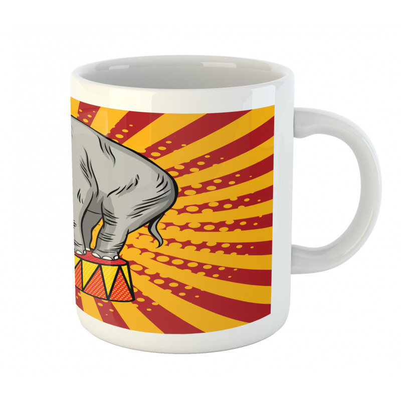 Show Animal Elephant Pop Art Mug