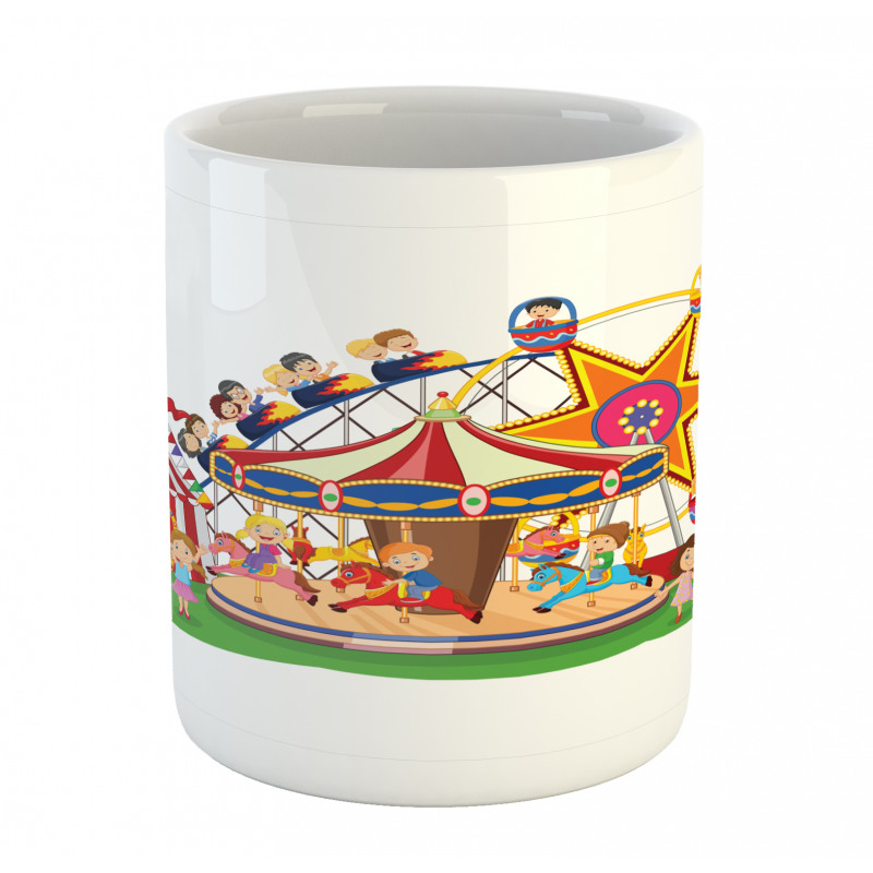 Clowns and Children Fun Art Mug