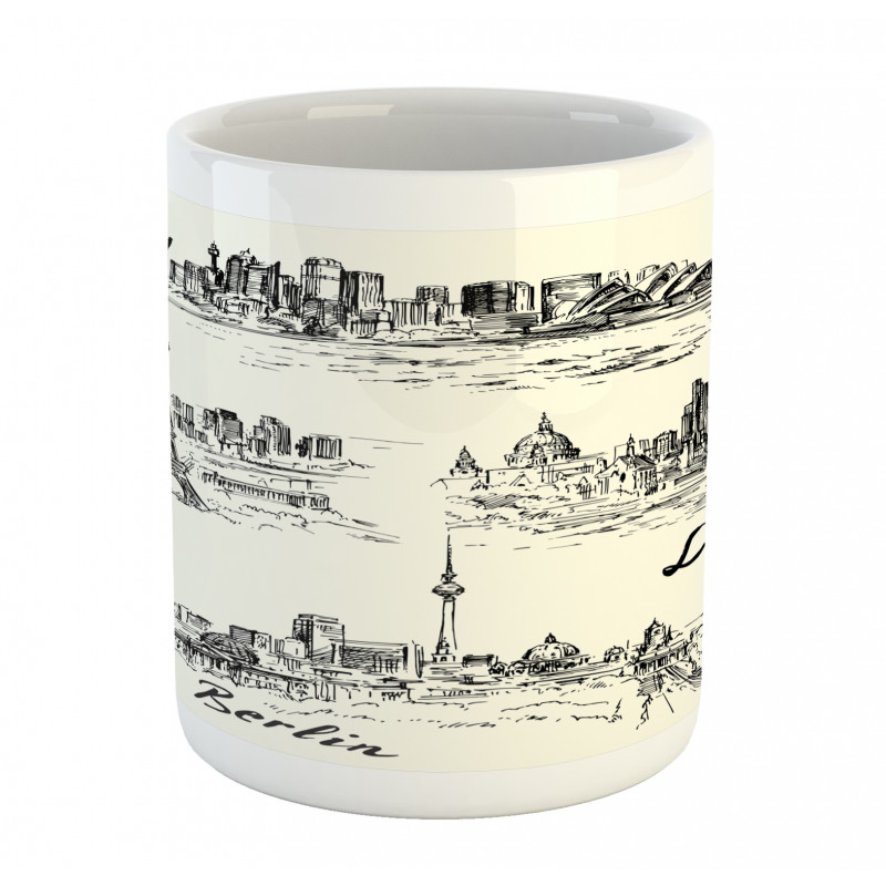 World's Famous Cities Mug