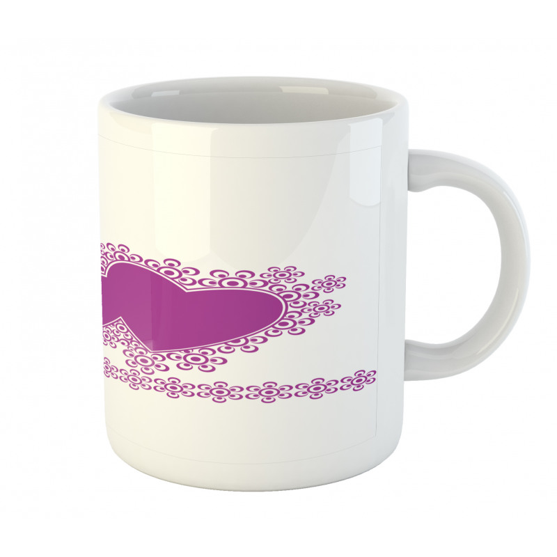 Romance Art 2 Heart Motifs Mug