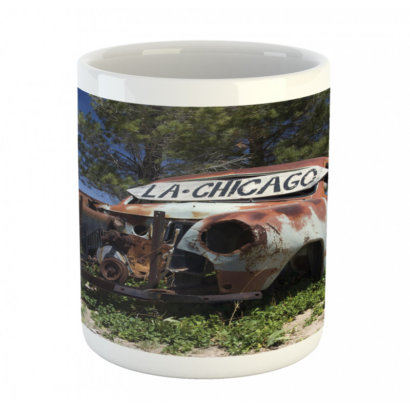 Old Abandoned Car USA Mug