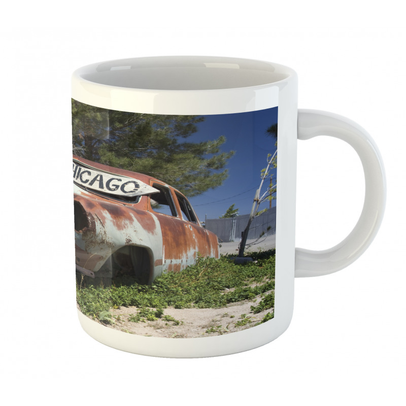 Old Abandoned Car USA Mug