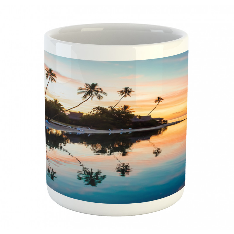 Sunset Moorea Island Mug