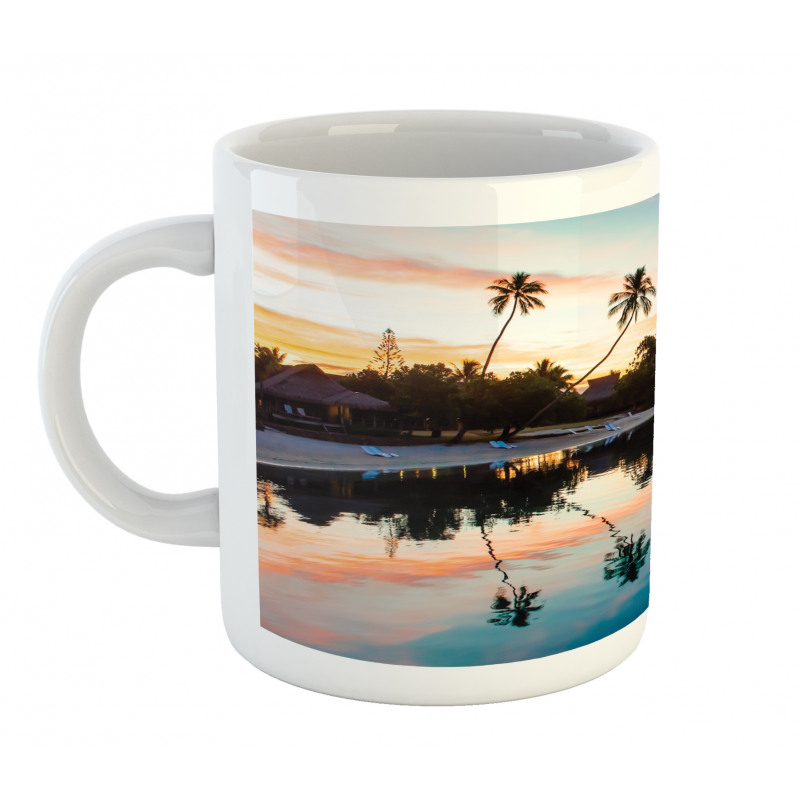 Sunset Moorea Island Mug
