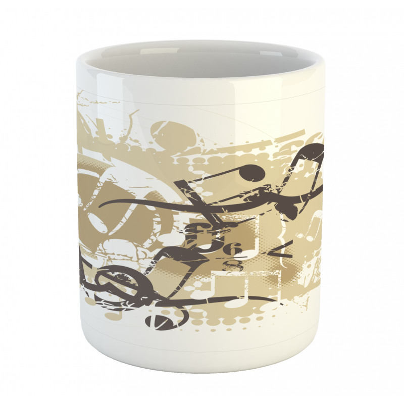 Treble Chef Halftone Motifs Mug