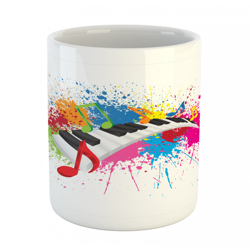 Paint Splatter Keyboard Fun Mug