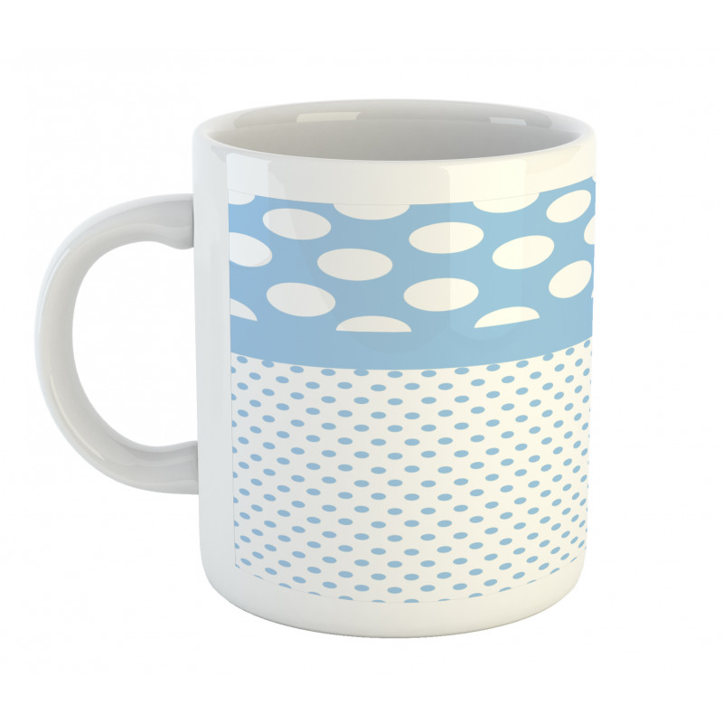 Baby Blue Polka Dots Mug