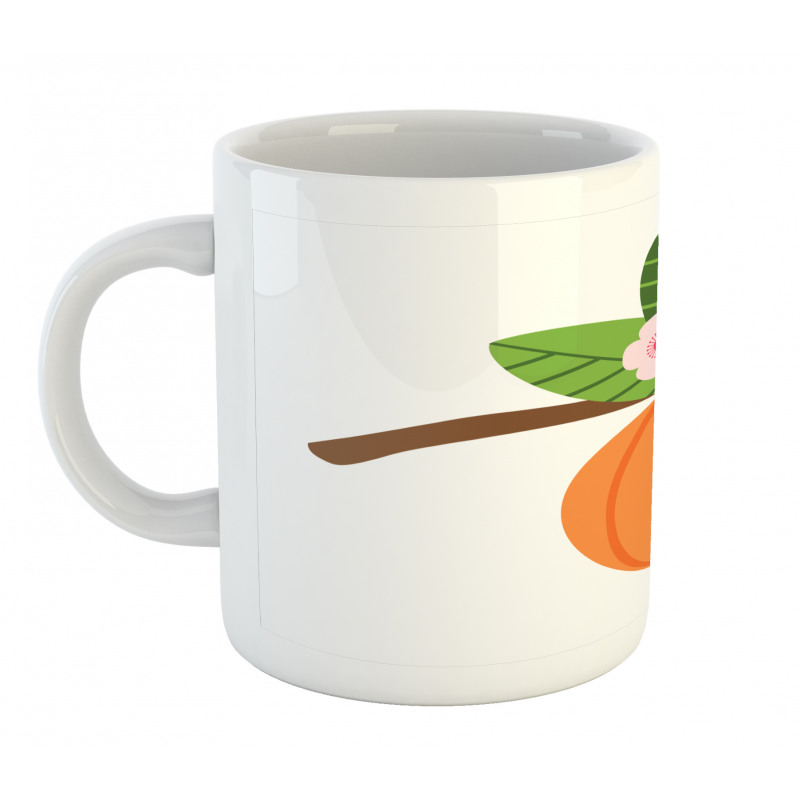 Fruit Branch with Flowers Mug