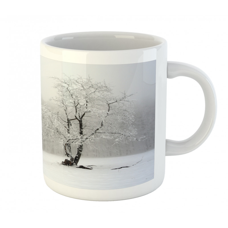 Winter Snowy Forest Cold Mug