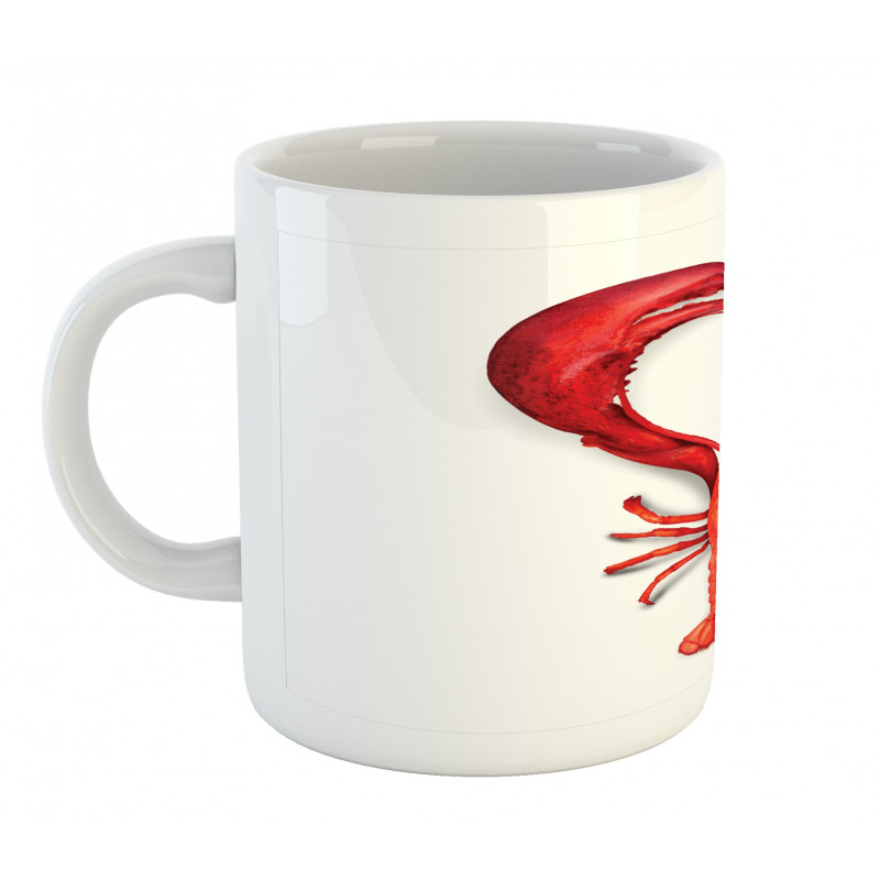 Seafood Lobster Heart Mug