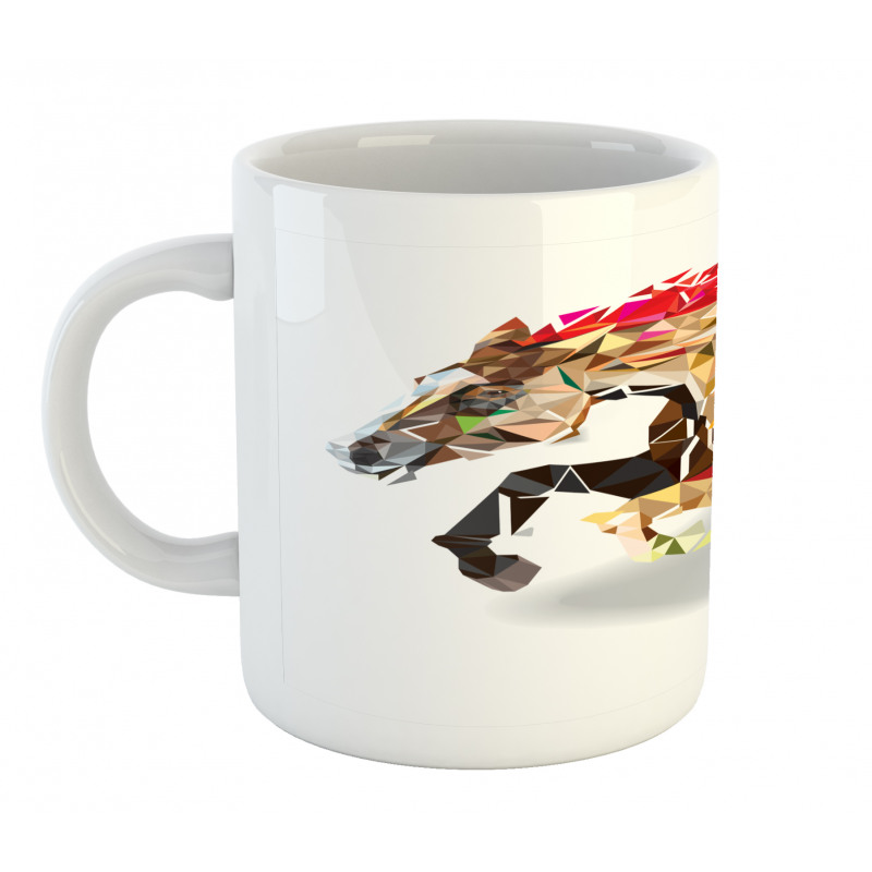 Abstract Art Wild Horse Mug