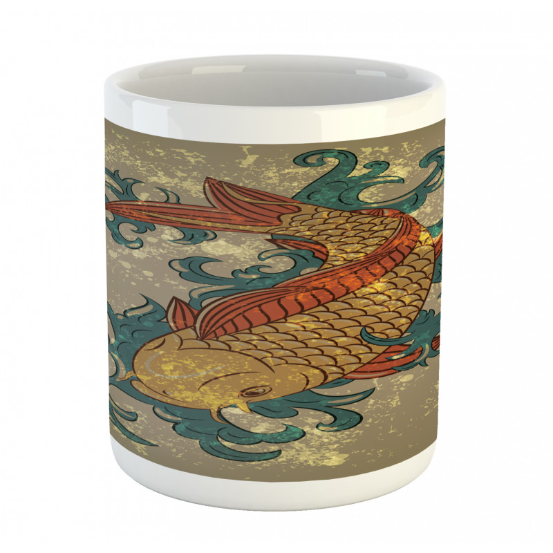 Koi Fish Art Mug