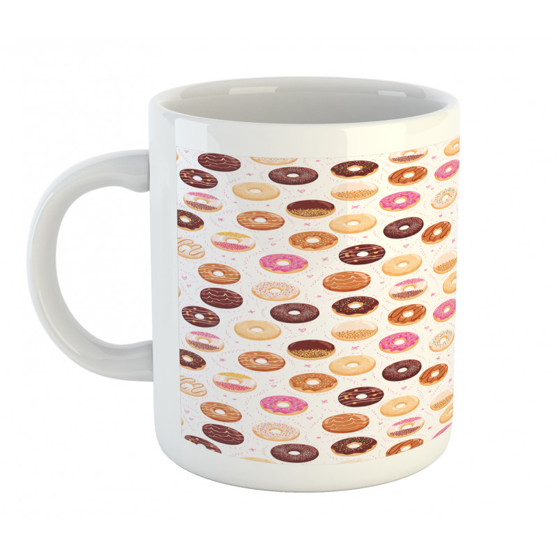 Colorful Yummy Donuts Mug