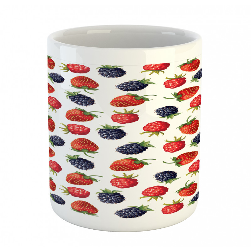 Strawberries Raspberry Mug