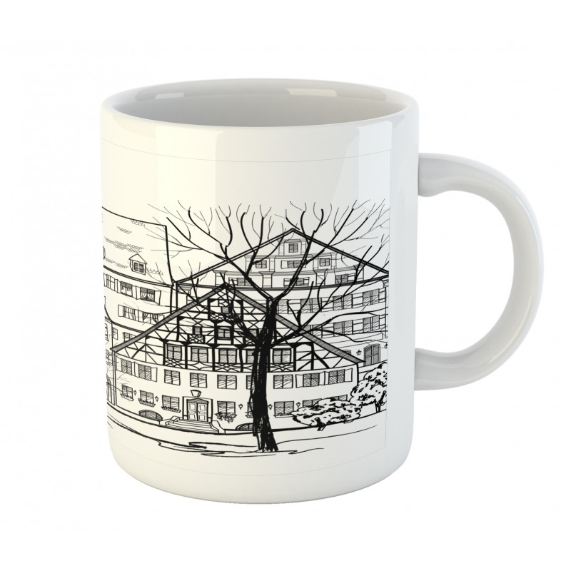 European Town Street Mug