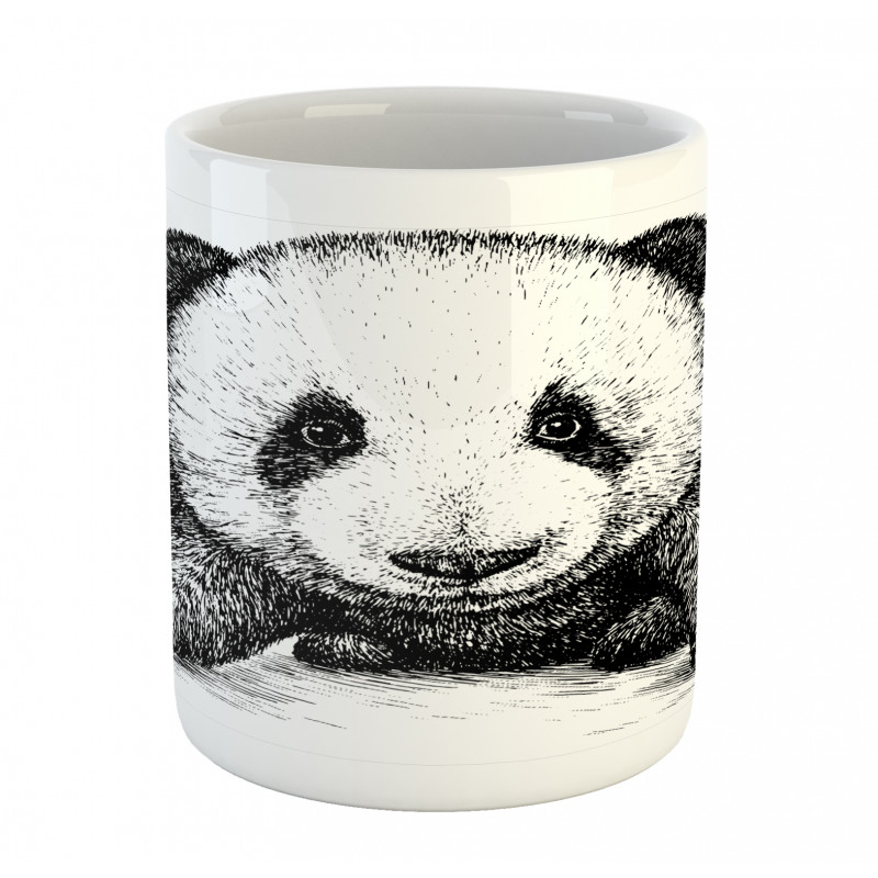 Baby Panda Bear Sketch Mug