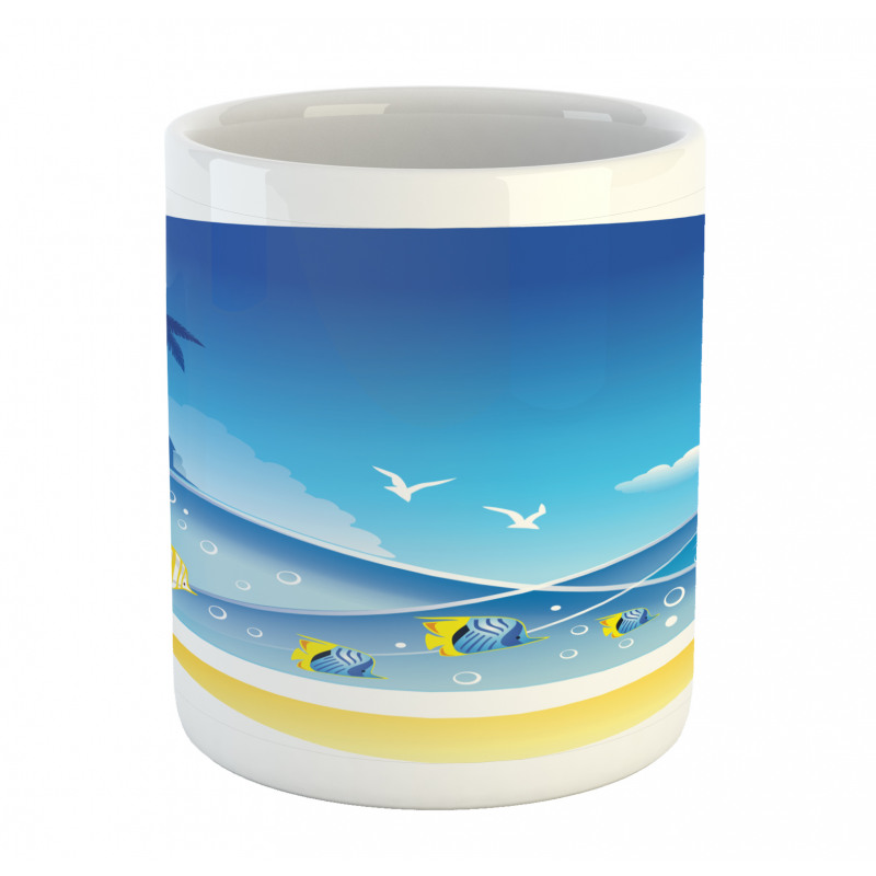 Tropic Cartoon Sea Mug