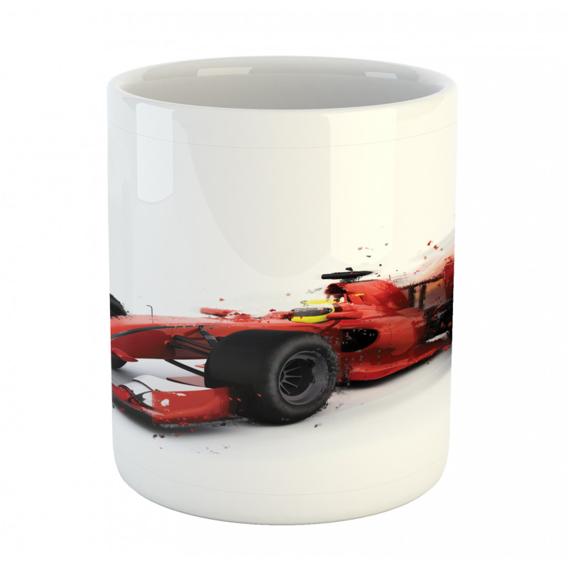 Formula Auto Racing Design Mug