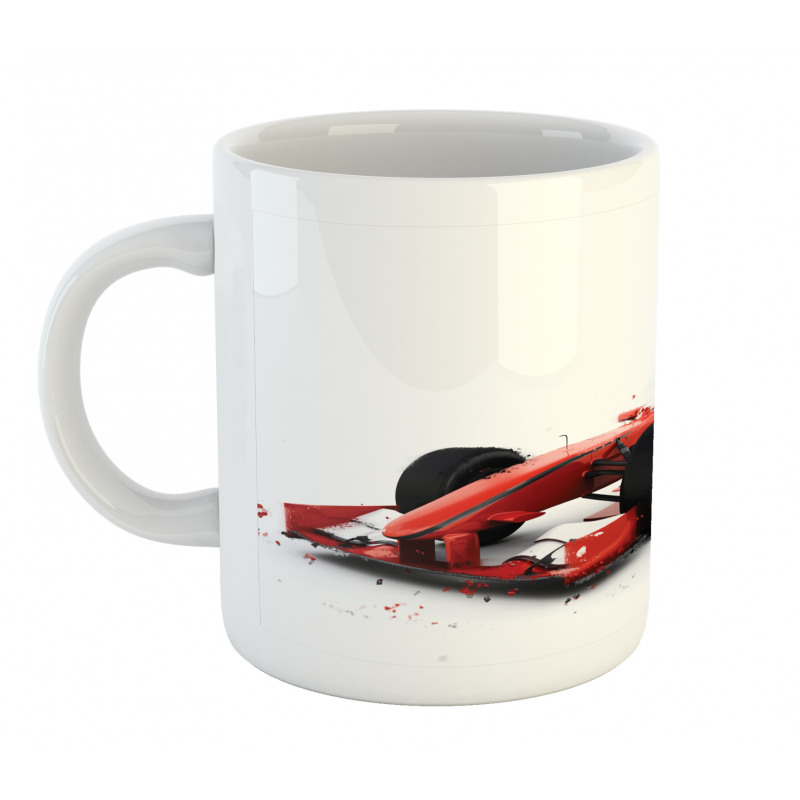 Formula Auto Racing Design Mug