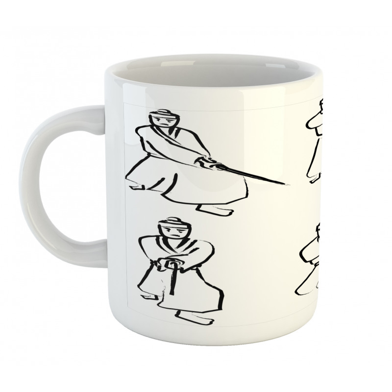 Samurai Katana Asian Mug