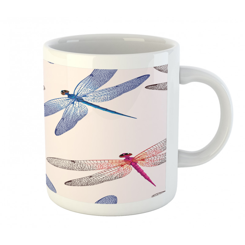 Dragonfly Wings Art Mug