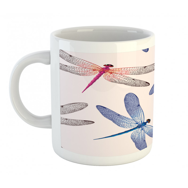 Dragonfly Wings Art Mug