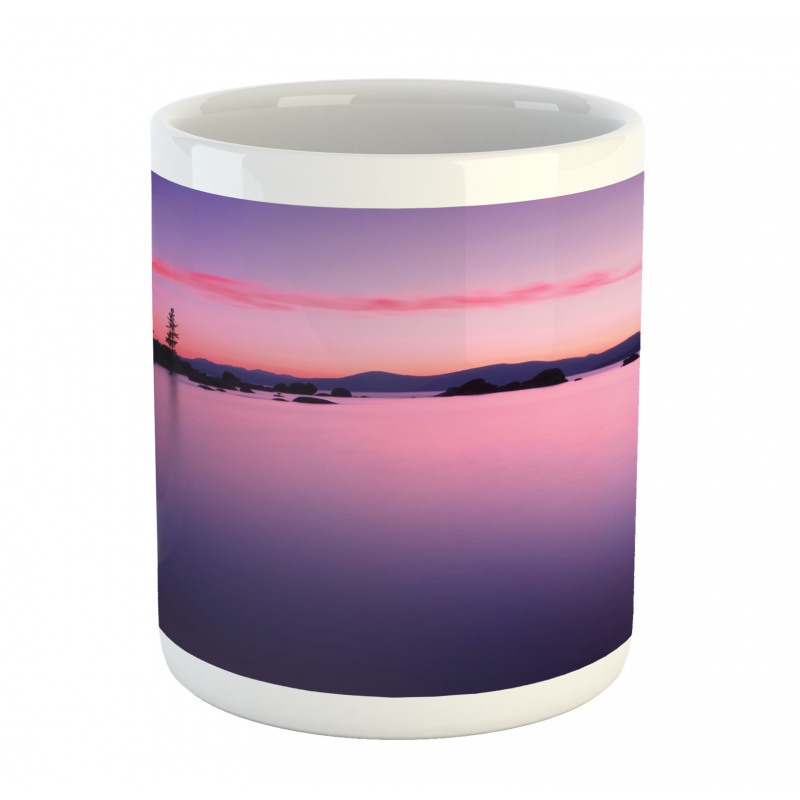 Hazy Calm Lake Tahoe Mug