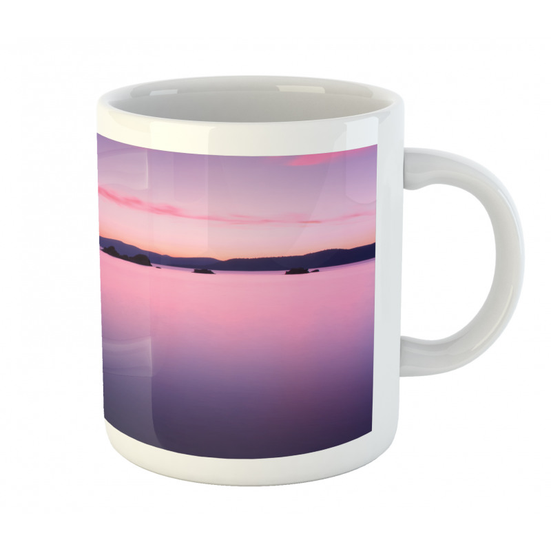 Hazy Calm Lake Tahoe Mug