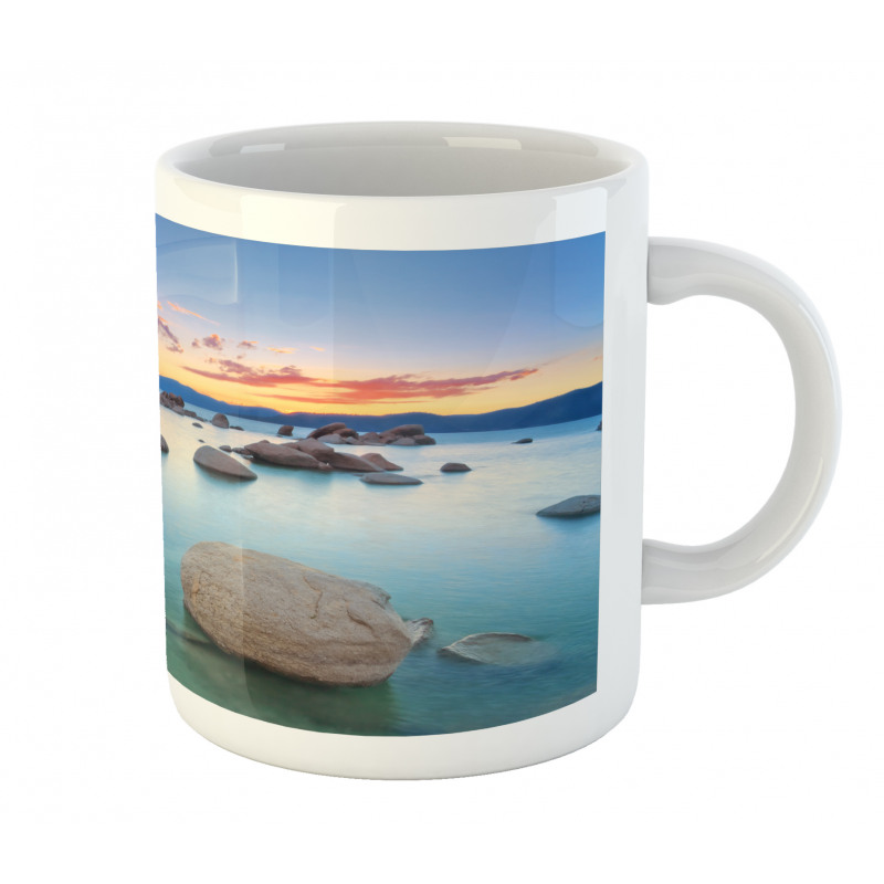 Romantic Lake Sunset Mug