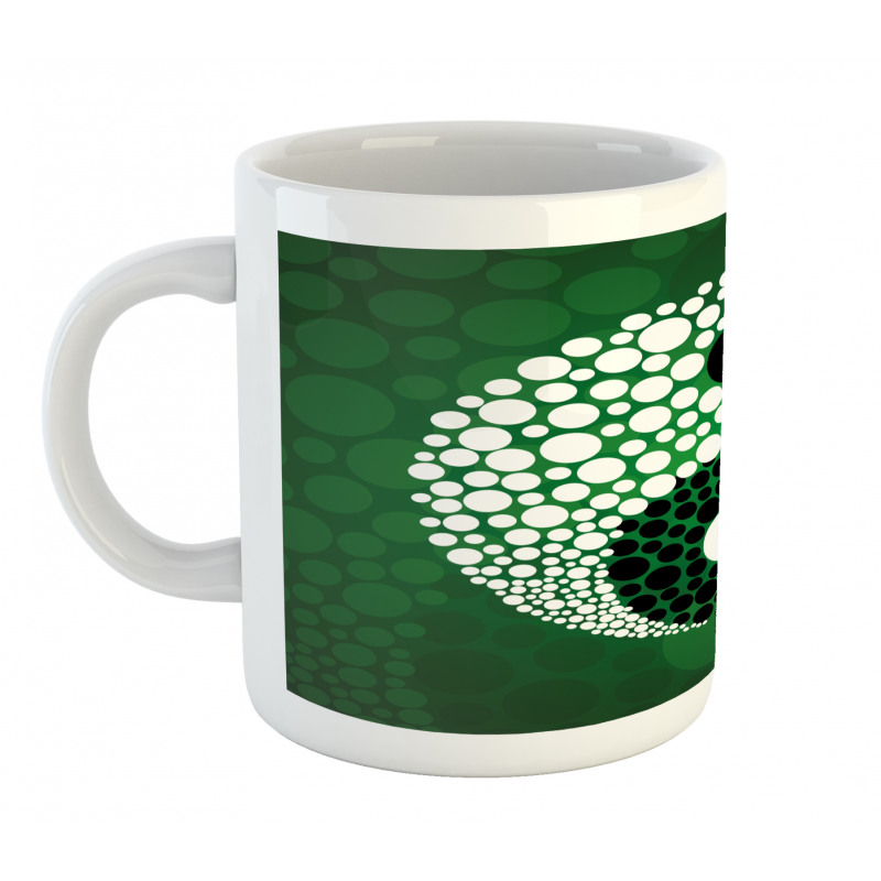 Ying Yang Green Harmony Mug