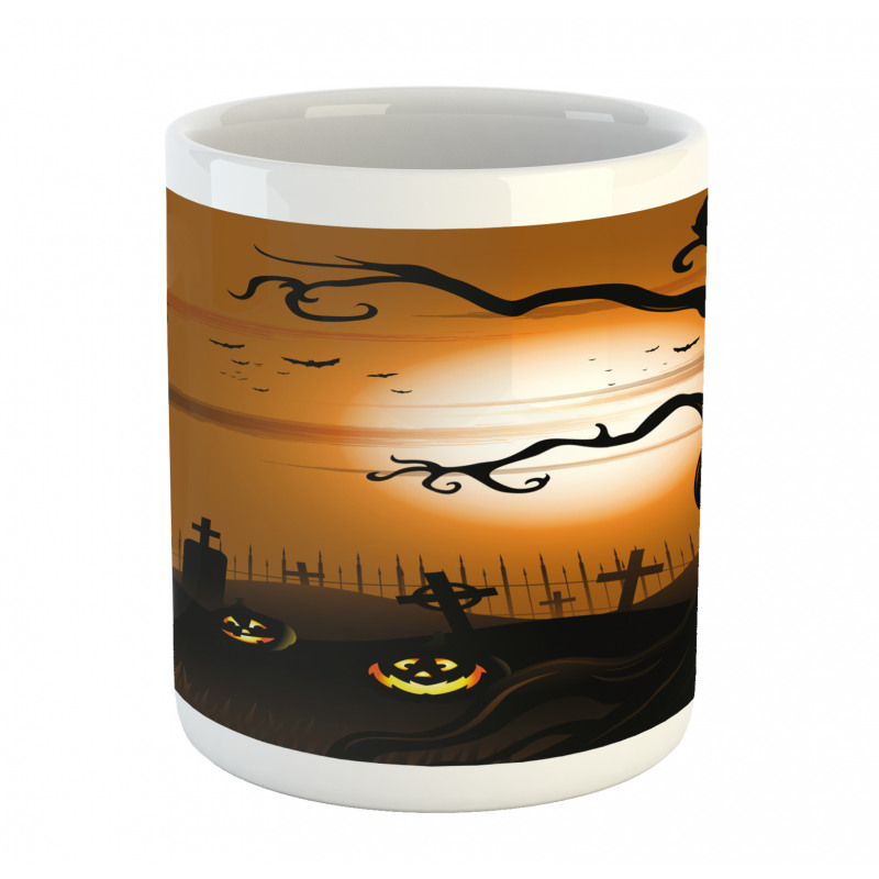 Scary Cemetery Mug