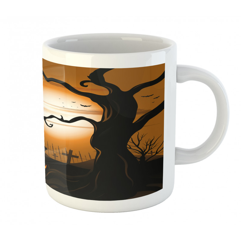 Scary Cemetery Mug