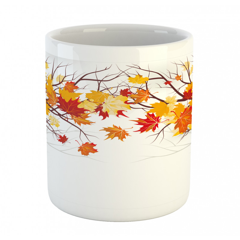 Cartoon Maple Autumn Tree Mug