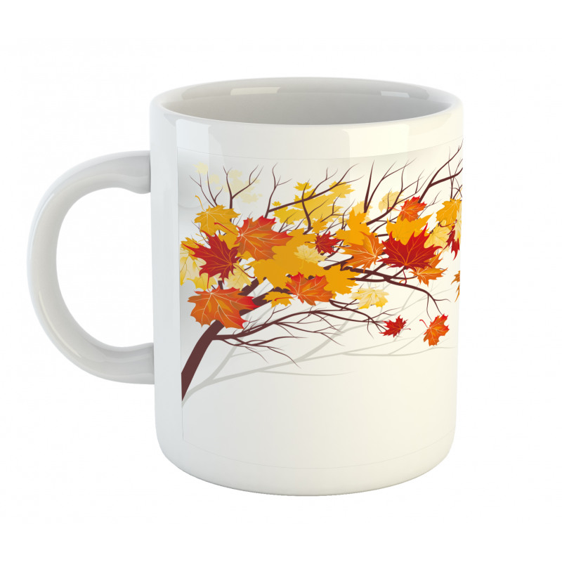 Cartoon Maple Autumn Tree Mug