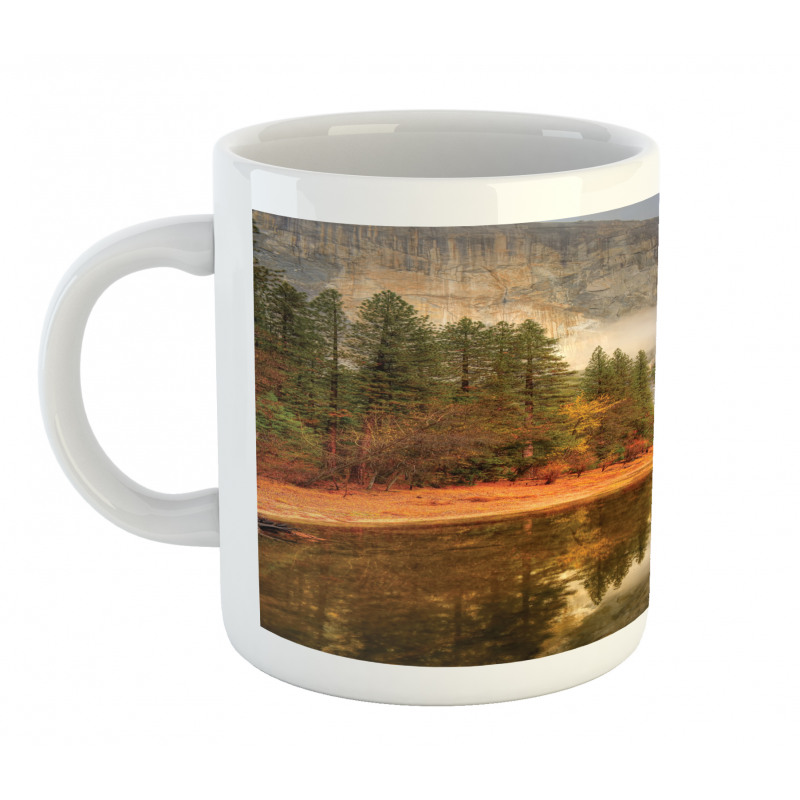 River in Morning View Mug