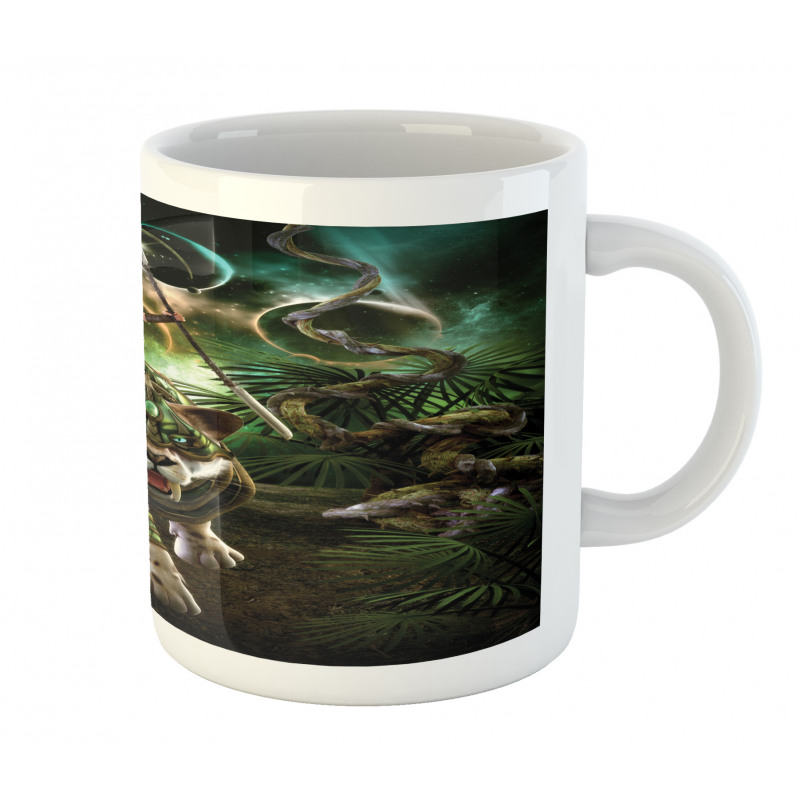 Fantasy Tiger Galaxy Mug