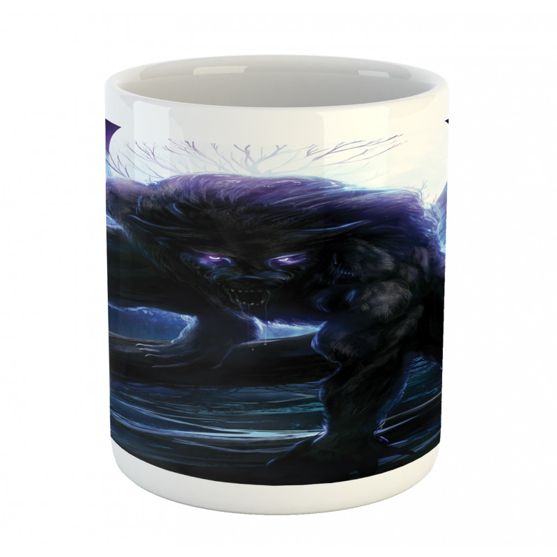 Surreal Werewolf Eyes Mug