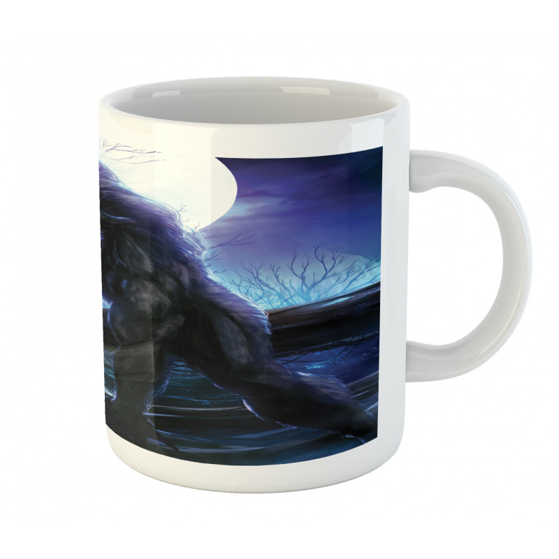 Surreal Werewolf Eyes Mug