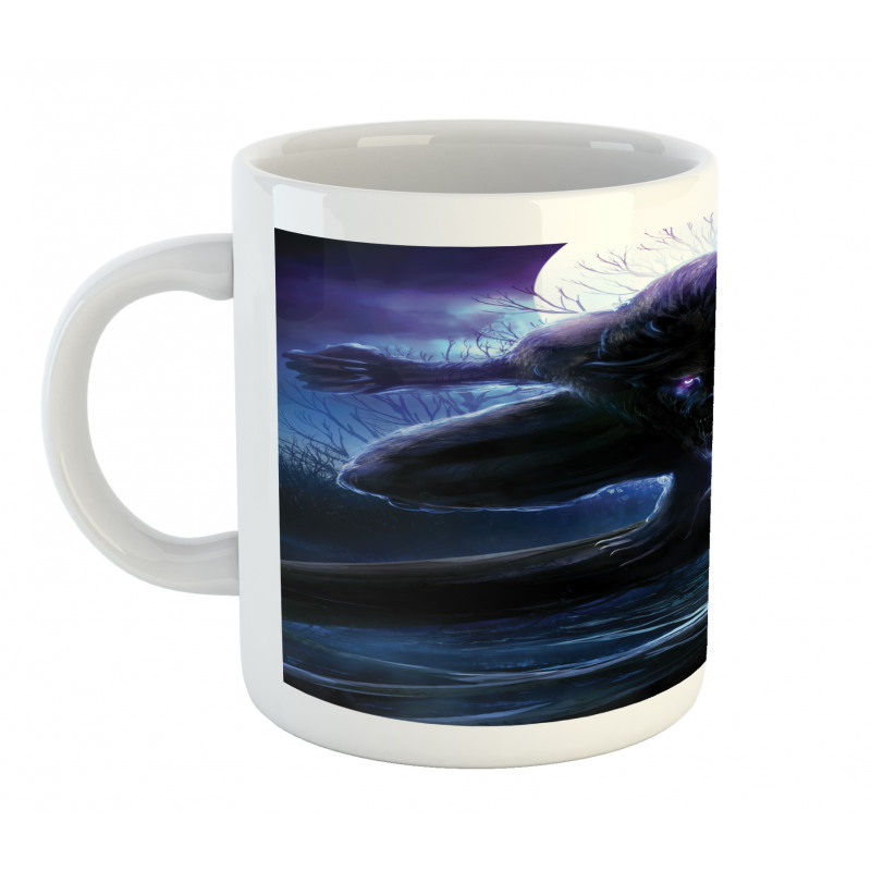 Surreal Werewolf Eyes Mug