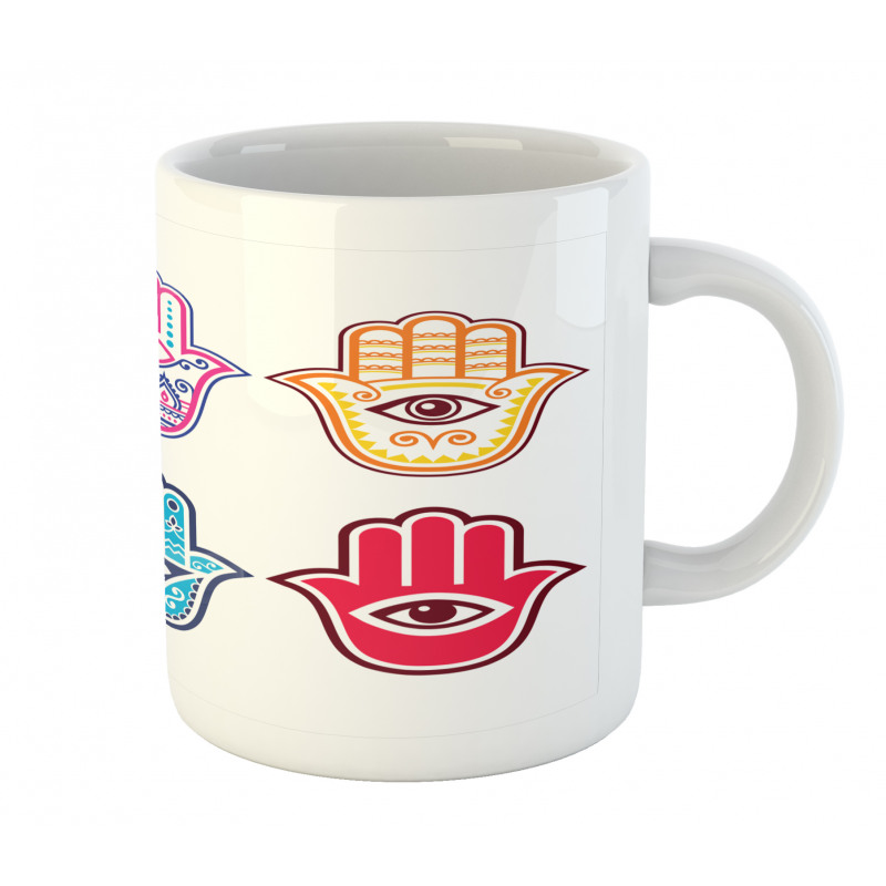 Colorful Hand Third Eye Mug