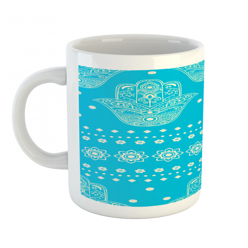 Eastern Cultural Floral Mug