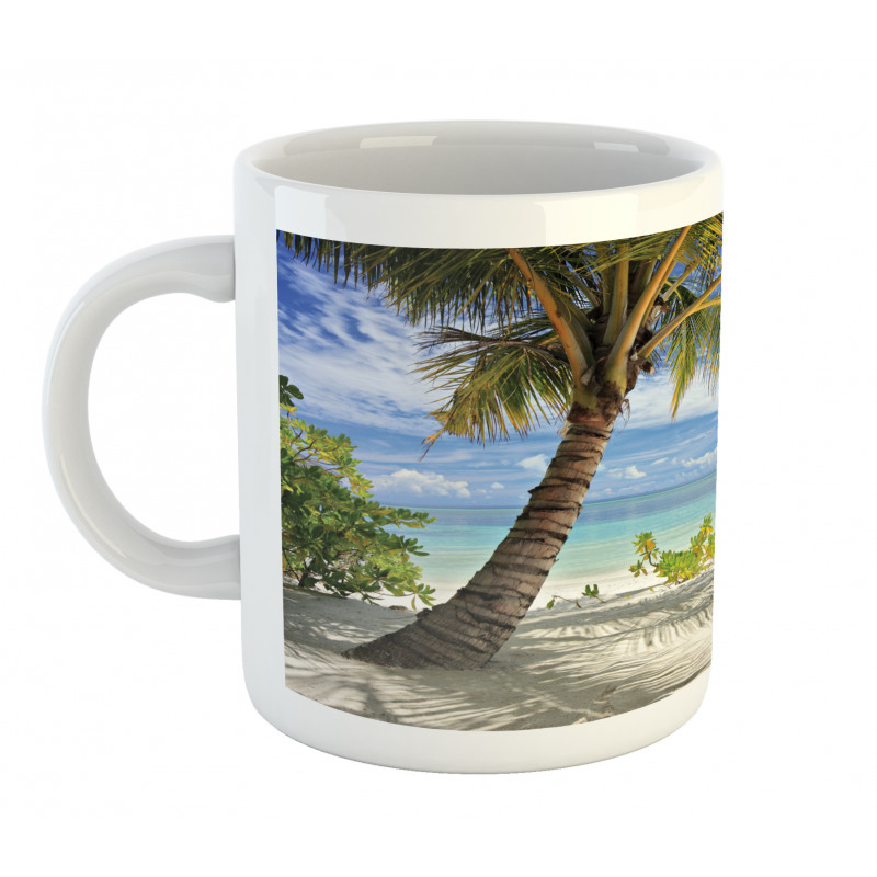 Palm Trees Coastline Mug