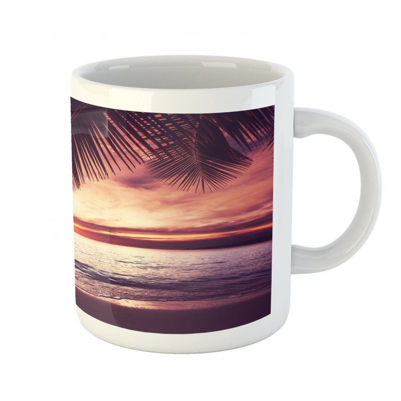 Sunset Ocean Waves Mug