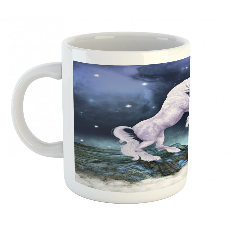 Rock up Cliffs Image Mug