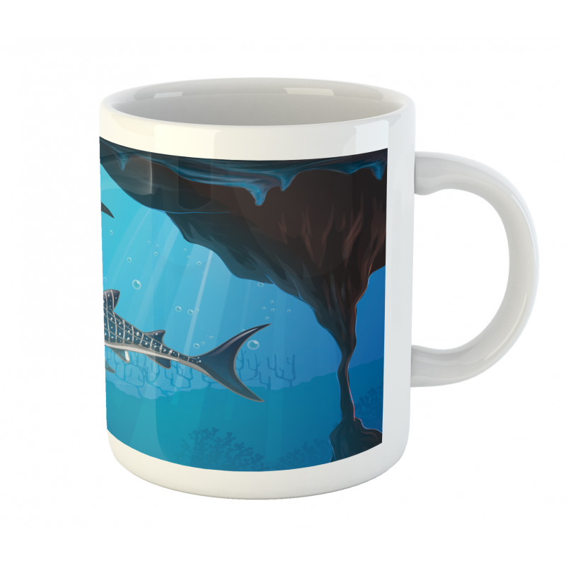 Swimming Shark Ocean Mug